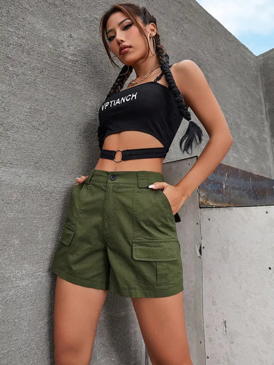 Zephyress – Stylische Cargo-Shorts aus Baumwolle