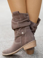 Camilla | Elegante Und Legere Slouch Stiefeletten – Scottish Braun