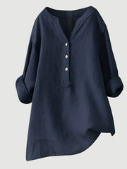 THEA | LEICHTE DAMENBLUSE – Marineblau