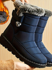 Britta | Wasserdichte Damen Daunenstiefel – Blau