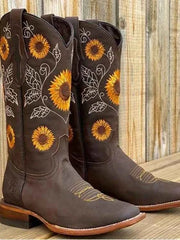 Damen Stiefel Boho-Chic – Dunkelbraun