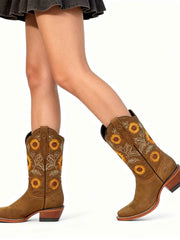 Damen Stiefel Boho-Chic – Khaki