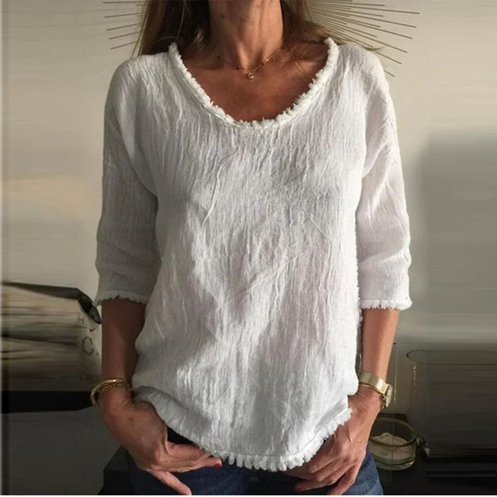 Lässiges leinentop – bequem & stylisch