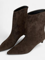 Helena | Stilvolle Damen Stiefeletten niedrig elegant – Braun