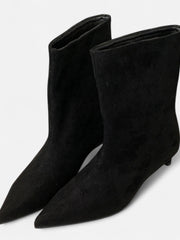 Helena | Stilvolle Damen Stiefeletten niedrig elegant – Schwarz