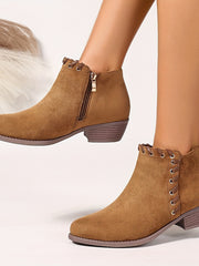 Clara | Zeitlose Stiefeletten für Damen – Hellbraun