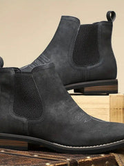 Noah | Orthopädische Chelsea Herrenstiefel Mit Komfortabler Slip-On-Passform – Dunkelgrau