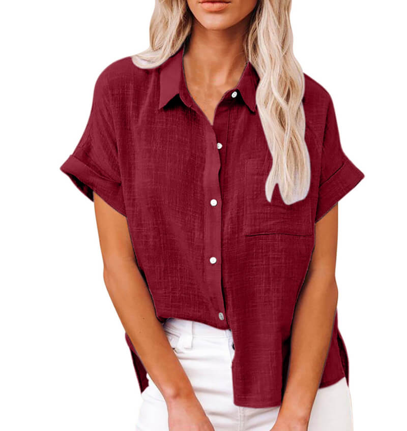 Adelene™ - Zeitlose Button-Up-Bluse