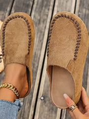 Mariselle | Damen Slip-On Loafers – Braun
