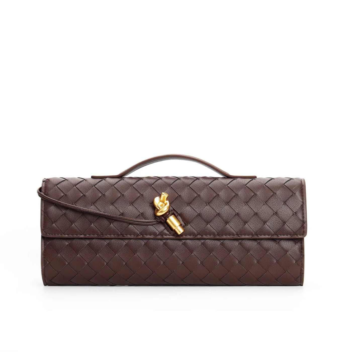 Geflochtene Damen Clutch aus Echtleder – Elegant & Vielseitig