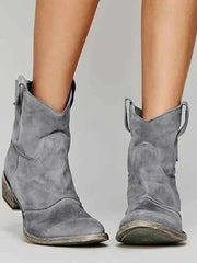 Elegante Stiefeletten Damen – Grau