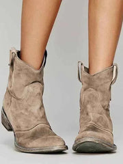Elegante Stiefeletten Damen – Khaki