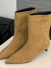 Elegante Stiefeletten – Hellbraun