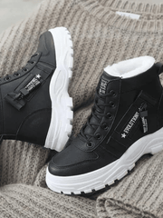 Mara | Wasserdichte Gefütterte Winterstiefel Für Damen – Schwarz
