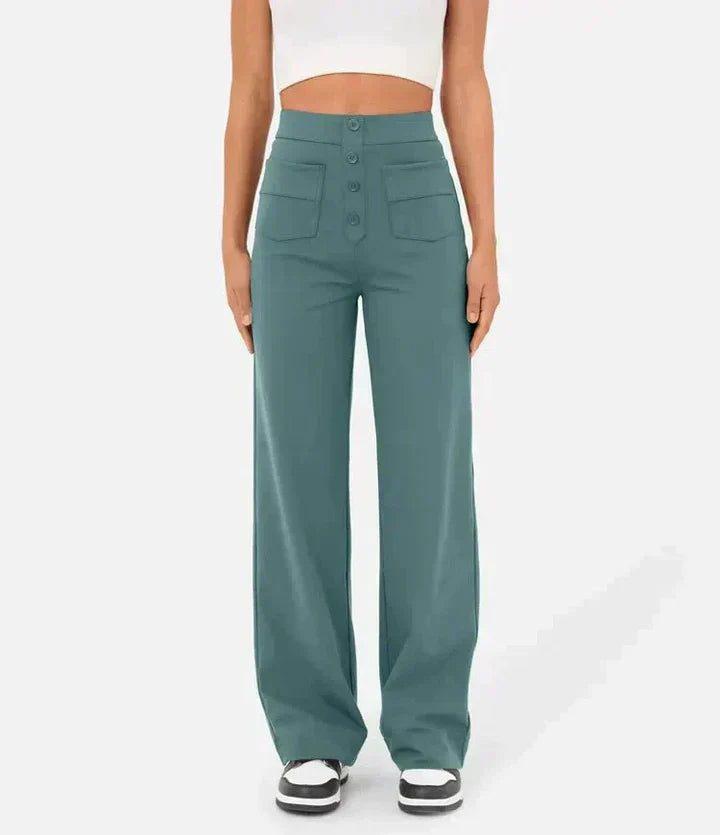 Nina | Elastische Hose mit hoher Taille