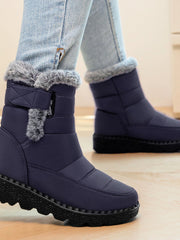 Grimara | Damen Winterstiefel Wasserdicht Warm – Dunkelblau