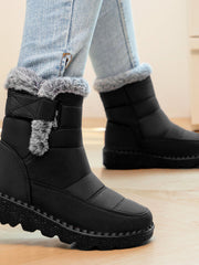 Grimara | Damen Winterstiefel Wasserdicht Warm – Schwarz