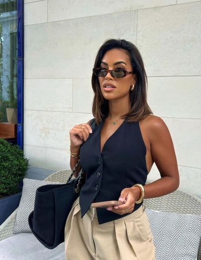 Belle™ - NEU! Belle Halter Gilet Top