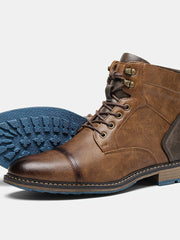 Hartmut | Herren Stiefeletten Schnürboots Braun – Rostrot