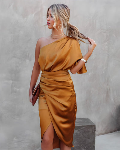 Allegra - Elegantes Seiden-Party-Kleid