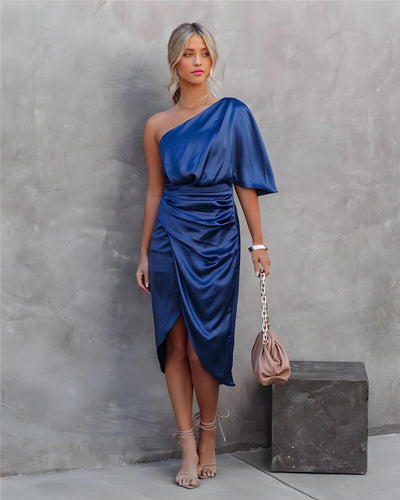 Allegra - Elegantes Seiden-Party-Kleid