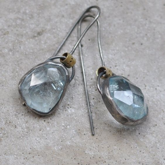 Vintage Mondglas Ohrringe