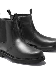Elias | Herren modische Freizeit-Chelsea-Boots zum Gehen – Schwarz