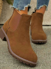 klassische Chelsea Boots – Braun