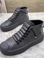 Klassische Stiefel Herren – Grau