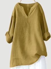 Nicole – Elegante Damen Tunikabluse – Yellow