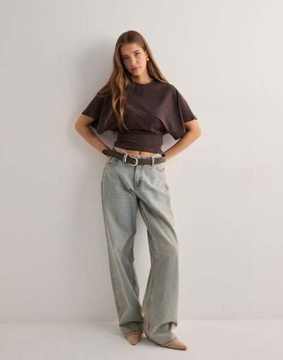 Victoria | Weites Ärmel Icon T-Shirt