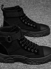 Motorradstiefel Herren – Schwarz