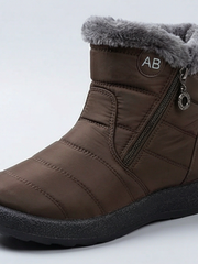 Ragnborg | Damen Wasserdichte Winterstiefel Stiefeletten – Braun
