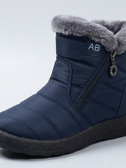 Ragnborg | Damen Wasserdichte Winterstiefel Stiefeletten – Blau