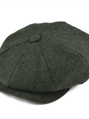 Peaky Blinders Mütze mit Kordelzug – Grün