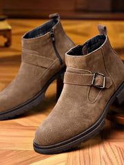 Schnallen Stiefel Herren – Braun