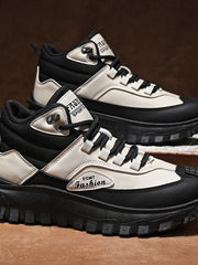Rovenno | Strapazierfähige Hiking-Boots mit modernem Profil – Schwarz-Weiß