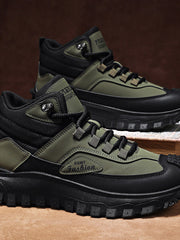 Rovenno | Strapazierfähige Hiking-Boots mit modernem Profil – Schwarz-Grün