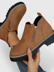Lina | Damen Stiefel modern mit edlem Design – Braun