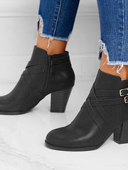 Stiefel mit Grip – Schwarz