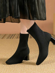 Stretch-Stiefel – Schwarz