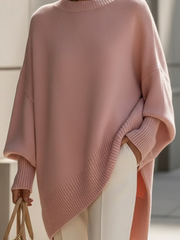 Svanhilde | Damen Oversize Strickpullover – Rosa