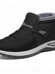 Svanhora | Damen Gefütterte Winterstiefel Knöchelhoch – Schwarz