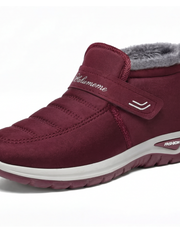 Svanhora | Damen Gefütterte Winterstiefel Knöchelhoch – Rot