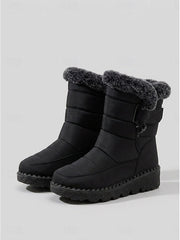 Thordike | Damen Winterstiefel Wasserdicht Gefüttert – Schwarz