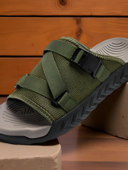 Torben | Herren Outdoor Sandalen mit Schnalle – Grün