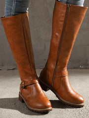 Trendige Damen Boots – Braun