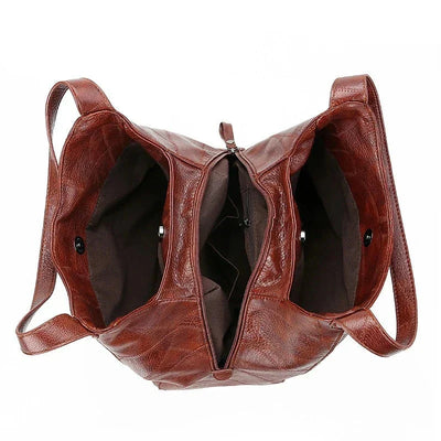 Vintage Lederhandtasche