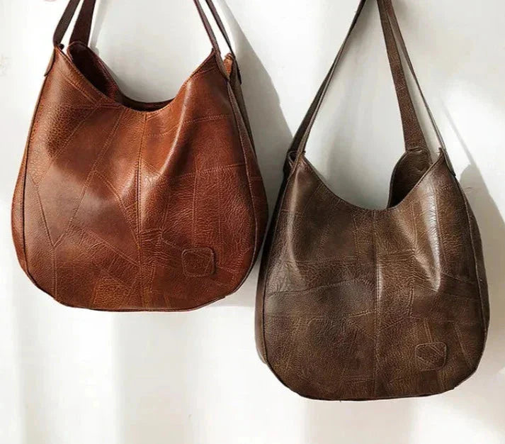Vintage Lederhandtasche