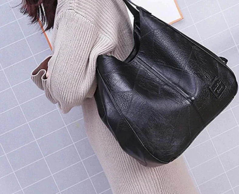 Vintage Lederhandtasche